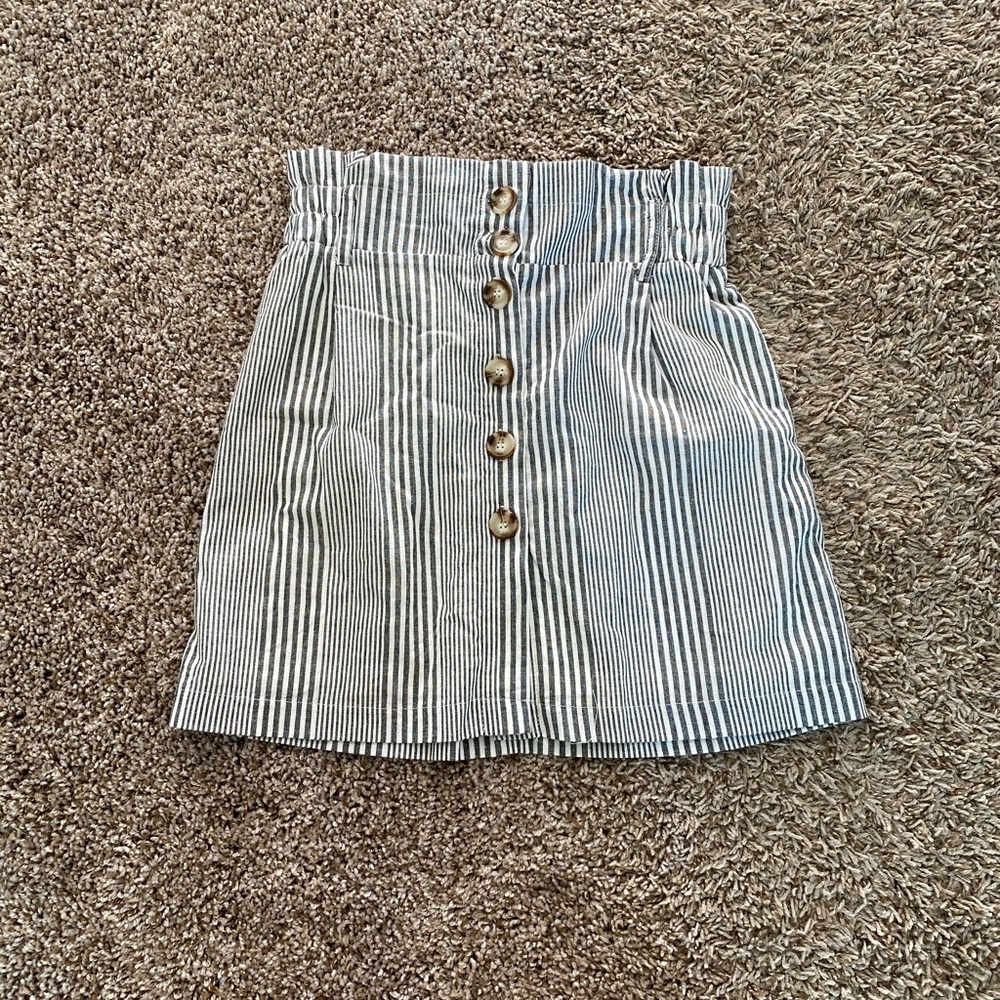 Pinstripe Skirt
